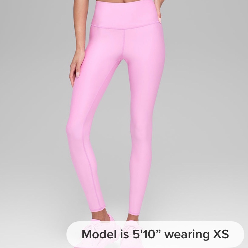 ALO Yoga Candy Heart Pink High-Waist Airlift Leggings